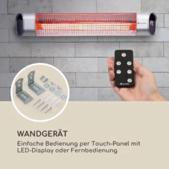 [Wiederverpackt] Dark Wave Infrarot-Heizstrahler -KLarstein Verkaufsgeschäft 10033810 de 0008 logo 1