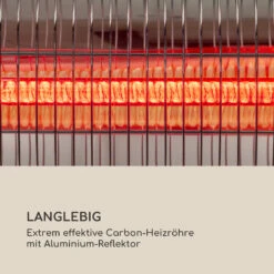 [Wiederverpackt] Dark Wave Stand Infrarot-Heizstrahler -KLarstein Verkaufsgeschäft 10033811 de 0007 logo