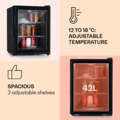 Brooklyn 42 Mini-Kühlschrank -KLarstein Verkaufsgeschäft 10033822 uk 0004 usp