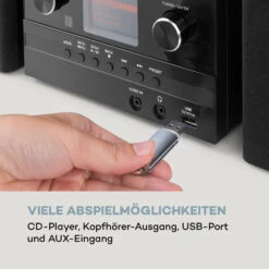 [Gebraucht] Connect System S Stereoanlage + Lautsprecher -KLarstein Verkaufsgeschäft 10034071 de 0006 logo