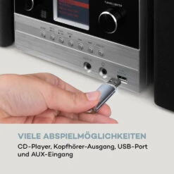 [Wiederverpackt] Connect System S Stereoanlage + Lautsprecher -KLarstein Verkaufsgeschäft 10034072 de 0006 logo 1