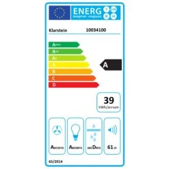 [Gebraucht] Helena 60 Dunstabzugshaube -KLarstein Verkaufsgeschäft 10034100 energy label