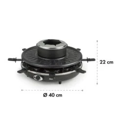 [Gebraucht] Fonduelette Raclette Und Fondue -KLarstein Verkaufsgeschäft 10034138 yy 0007 logo Klarstein Fonduelette Raclette und Fondue 1350W