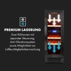 Vinovilla 17 Built-In Duo Weinkühlschrank 2 Zonen 16 Vinovilla 17 Built-In Duo Weinkühlschrank 2 Zonen -KLarstein Verkaufsgeschäft 10034154 de 0006 logo