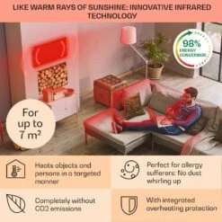 [Gebraucht] Wonderwall Air 36 Infrarotheizung Für Die Wand -KLarstein Verkaufsgeschäft 10034231 uk 0004 usp