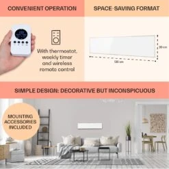 [Gebraucht] Wonderwall Air 36 Infrarotheizung Für Die Wand -KLarstein Verkaufsgeschäft 10034231 uk 0006 usp