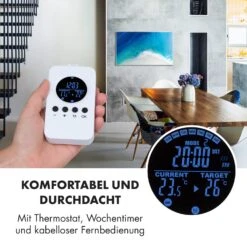 [Wiederverpackt] Wonderwall Air Art Strand Infrarotheizung Mit Bild -KLarstein Verkaufsgeschäft 10034237 de 0007 logo 10034237 de 0007