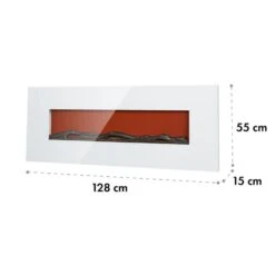 [Gebraucht] Lausanne Long Elektrokamin -KLarstein Verkaufsgeschäft 10034250 yy 0007 logo Klarstein Lausanne Long Elektrischer Kamin weiss