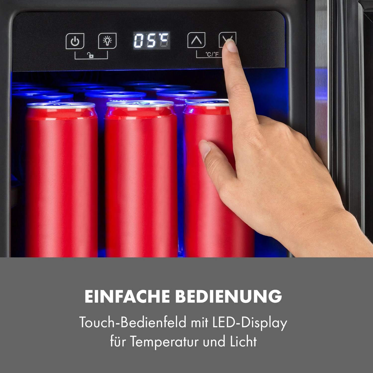 Beerlager 56 Getränkekühlschrank Mit Glastür 56Liter 7 Beerlager 56 Getränkekühlschrank Mit Glastür 56Liter – Bild 5