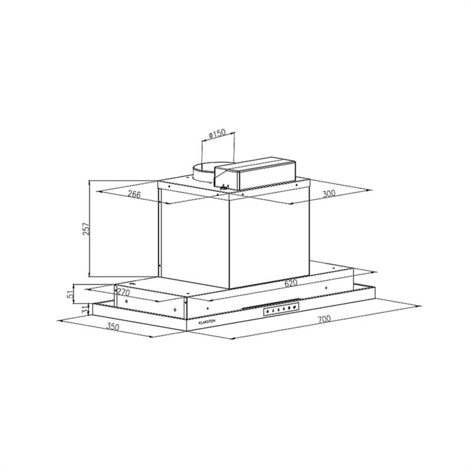 Lumiera Unterbau-Dunstabzugshaube 11 Lumiera Unterbau-Dunstabzugshaube – Bild 9