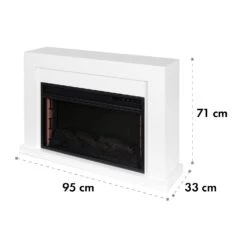 [Wiederverpackt] Blanca Elektrokamin -KLarstein Verkaufsgeschäft 10034487 yy 0009 dimensions