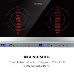 [Gebraucht] Cucinata Induktionskochfeld -KLarstein Verkaufsgeschäft 10034503 yy 0004 logo Klarstein Cucinata Induktionskochfeld 3100 W 2