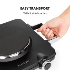 Cookorama Doppelkochplatte -KLarstein Verkaufsgeschäft 10034573 yy 0006 logo Klarstein Cookorama Doppelkochplatte schwarz