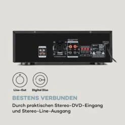 [Gebraucht] AMP 3800 BT 5.0-HiFi-Verstärker -KLarstein Verkaufsgeschäft 10034624 de 0008 logo 1