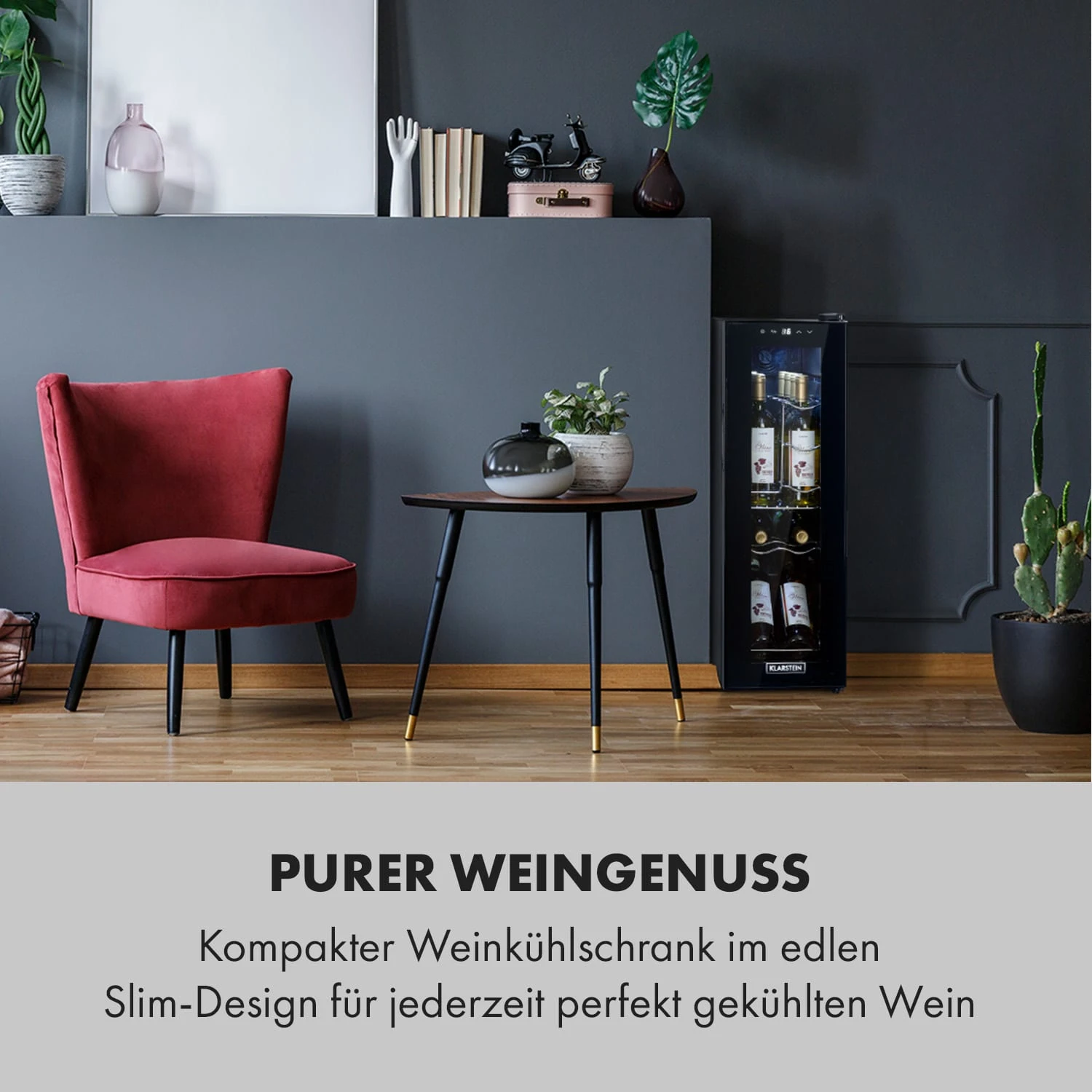 Shiraz 12 Slim Uno Weinkühlschrank 4 Shiraz 12 Slim Uno Weinkühlschrank – Bild 2