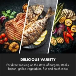 Delicatessa Grill Pan Grillplatte -KLarstein Verkaufsgeschäft 10034722 yy 0004 logo Klarstein Delicatessa Grill Pan Grillplatte