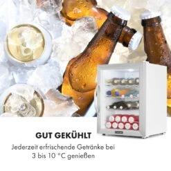 Beersafe XL Crystal White Getränkekühlschrank Mit Glastür 60 Liter -KLarstein Verkaufsgeschäft 10034892 de 0005 logo