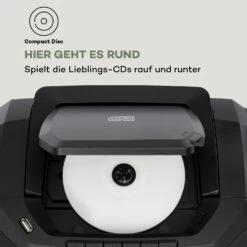 [Gebraucht] Roadie 2K Boombox CD-Player -KLarstein Verkaufsgeschäft 10034920 de 0003 logo