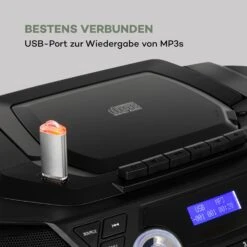 [Gebraucht] Roadie 2K Boombox CD-Player -KLarstein Verkaufsgeschäft 10034920 de 0006 logo