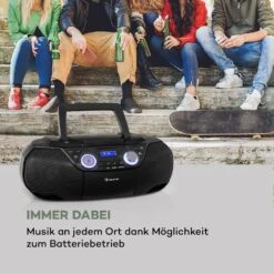 [Gebraucht] Roadie 2K Boombox CD-Player -KLarstein Verkaufsgeschäft 10034920 de 0008 logo