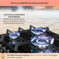 [Wiederverpackt] Alchemist 5 Zonen Gaskochfeld -KLarstein Verkaufsgeschäft 10034970 de 0005 usp