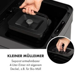 [Gebraucht] Touchless Black Stainless Steel Müllsammler -KLarstein Verkaufsgeschäft 10035097 de 0004 logo 1