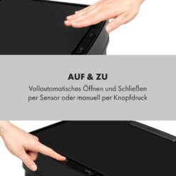 [Wiederverpackt] Touchless Black Stainless Steel Müllsammler -KLarstein Verkaufsgeschäft 10035097 de 0007 logo