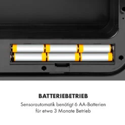 [Gebraucht] Touchless Black Stainless Steel Müllsammler -KLarstein Verkaufsgeschäft 10035097 de 0008 logo 1