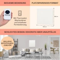 [Gebraucht] Wonderwall Air Infinite 300 Infrarotheizung Für Die Wand -KLarstein Verkaufsgeschäft 10035168 de 0006 usp 1