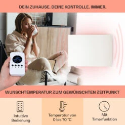 [Gebraucht] Wonderwall Air Infinite 580 Infrarotheizung Für Die Wand -KLarstein Verkaufsgeschäft 10035169 de 0003 usp
