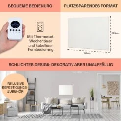 [Gebraucht] Wonderwall Air Infinite 580 Infrarotheizung Für Die Wand -KLarstein Verkaufsgeschäft 10035169 de 0006 usp