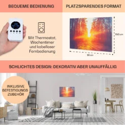 [Gebraucht] Wonderwall Air Art Infinite 580 Infrarotheizung Mit Bild -KLarstein Verkaufsgeschäft 10035172 de 0006 usp