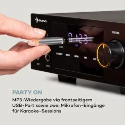 AMP-2 DG Stereo-Hifi-Verstärker -KLarstein Verkaufsgeschäft 10035179 de 0005 logo 2