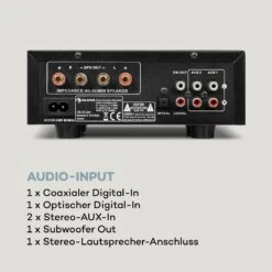 [Wiederverpackt] AMP-2 DG Stereo-Hifi-Verstärker -KLarstein Verkaufsgeschäft 10035179 de 0006 logo 1