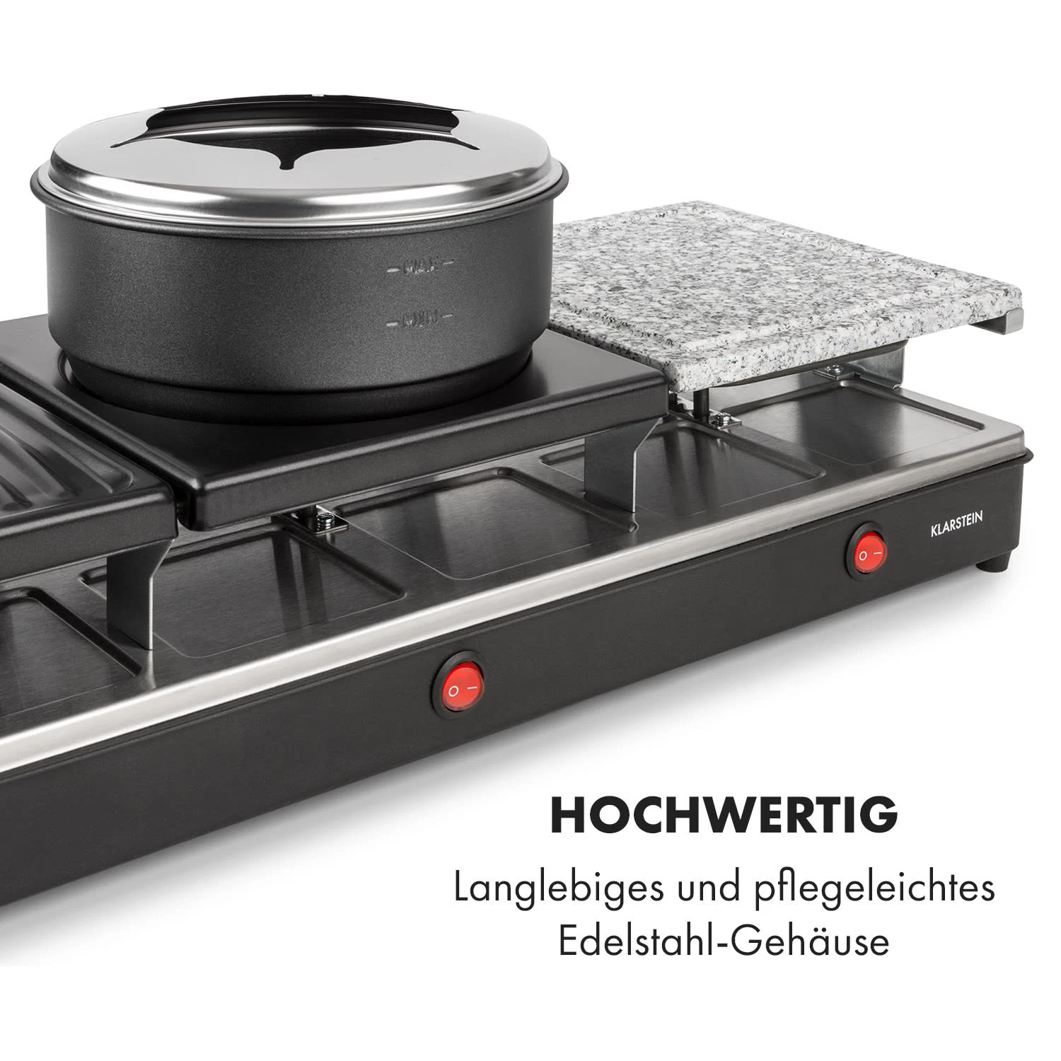 Fonduelette XL 3-in-1 Raclettegrill & Fondue 9 Fonduelette XL 3-in-1 Raclettegrill & Fondue – Bild 7