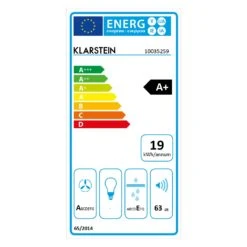 [Wiederverpackt] Full House 2.0 Induktionskochfeld Mit Dunstabzug -KLarstein Verkaufsgeschäft 10035259 energy label