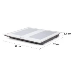 [Gebraucht] Delicatessa 60 Prime Induktionskochfeld -KLarstein Verkaufsgeschäft 10035267 yy 0011 logo Klarstein Delicatessa 60 Prime Kochfeld weiss