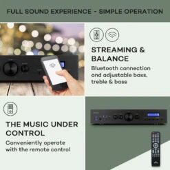 [Gebraucht] AMP-CD608 DAB HiFi Stereo-Amplifier -KLarstein Verkaufsgeschäft 10035298 uk 0004 usp