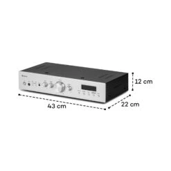[Wiederverpackt] AMP-CD608 DAB HiFi Stereo-Amplifier -KLarstein Verkaufsgeschäft 10035299 yy 0011 dimensions