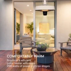 [Gebraucht] Camden Heat Deluxe Infrarot-Heizstrahler -KLarstein Verkaufsgeschäft 10035347 uk 0005 logo Blumfeldt Camden Heat Deluxe Infrarot Heizstrahler