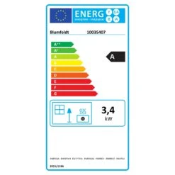 [Wiederverpackt] Andora Flame Gasheizofen -KLarstein Verkaufsgeschäft 10035407 energy label