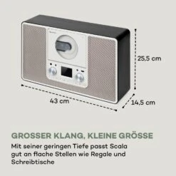 [Wiederverpackt] Scala VCD-IR Internetradio -KLarstein Verkaufsgeschäft 10035428 de 0004 logo