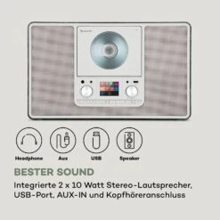 [Wiederverpackt] Scala VCD-IR Internetradio -KLarstein Verkaufsgeschäft 10035428 de 0008 logo