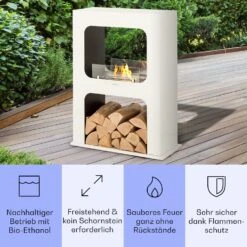 Phantasma Peña Ethanol-Kamin -KLarstein Verkaufsgeschäft 10035460 de 0003 usp