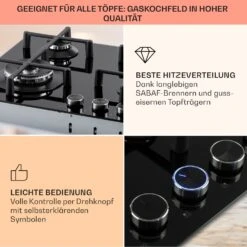 [Gebraucht] Illuminosa 4 Gaskochfeld -KLarstein Verkaufsgeschäft 10035464 de 0004 usp 1