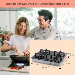 [Wiederverpackt] Illuminosa 4 Gaskochfeld -KLarstein Verkaufsgeschäft 10035464 de 0006 usp