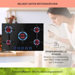 [Wiederverpackt] Illuminosa 5 Gaskochfeld -KLarstein Verkaufsgeschäft 10035465 de 0003 usp 1