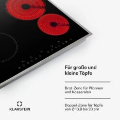 [Gebraucht] Virtuosa 4 Prime Glaskeramik-Kochfeld -KLarstein Verkaufsgeschäft 10035551 de 0004 usp