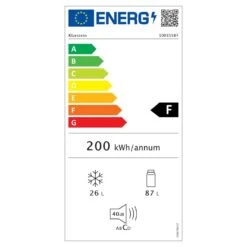 [Gebraucht] Big Daddy Cool Kühl-Gefrier-Kombination -KLarstein Verkaufsgeschäft 10035584 energy label