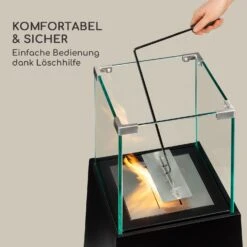 [Wiederverpackt] Firetower Ethanol-Kamin -KLarstein Verkaufsgeschäft 10035593 de 0005 logo